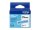 BROTHER Schriftband Brother 12mmx4m schwarz/hellblau BTAG-L31