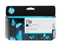 HP 738 130-ml Black DesignJet Ink Cartridge
