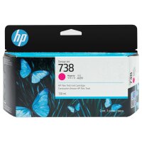 HP 738 130-ml Magenta DesignJet Ink Cartridge