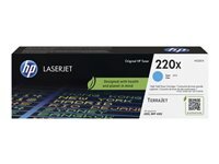 HP 220X Cyan LaserJet Tonerpatrone