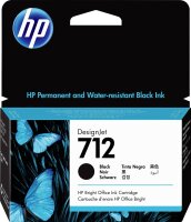 HP 712 38-ml Black DesignJet Ink Cartridge