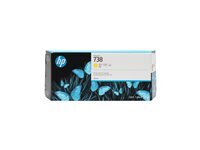 HP 738 300-ml Yellow DesignJet Ink Cartridge