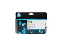 HP 738 130-ml Yellow DesignJet Ink Cartridge