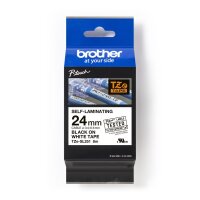 BROTHER TZeSL251 tape Black on White 24mm