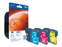 BROTHER LC1100HY Rainbow Pack Gelb, Cyan, Magenta...