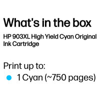 HP 903XL Cyan Tintenpatrone