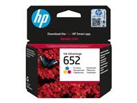 HP 652 Farbe (Cyan, Magenta, Yellow) Ink Advantage...