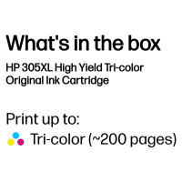 HP 305XL High Yield Tri-color Original I