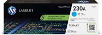 HP 230A - Cyan - original - LaserJet - Tonerpatrone (W2301A)