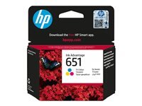 HP 651 dreifarbig Ink Advantage Tintenpatrone
