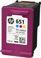 HP 651 dreifarbig Ink Advantage Tintenpatrone