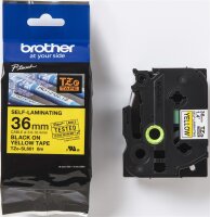 BROTHER TZeSL661 tape Black on Yellow 36mm
