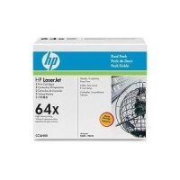 HP 64X 2er Pack Schwarz LaserJet Tonerpatrone (CC364XD)