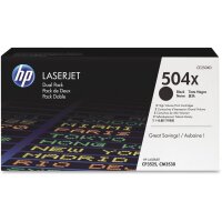 HP 504X 2er Pack Schwarz LaserJet Tonerpatrone (CE250XD)