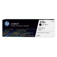 HP 312X 2er Pack Schwarz LaserJet Tonerpatrone (CF380X)