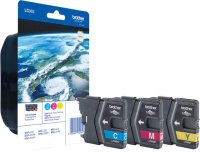 BROTHER LC985 Rainbow Pack Gelb, Cyan, Magenta Tintenpatrone