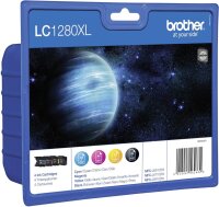 BROTHER LC1280XL Value Pack 4er Pack Schwarz, Gelb, Cyan,...