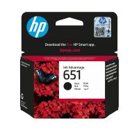 HP 651 Schwarz Ink Advantage Tintenpatrone