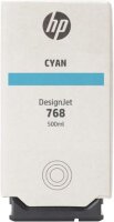 HP 768 Cyan Tintenpatrone 500ml