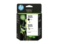 HP Ink/305 2pk Original Cart CMYK