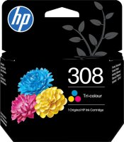HP 308 Tri-Color Original Ink Cartridge