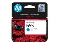 HP 655 Dye Based Cyan Tintenpatrone