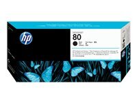 HP 80 Schwarz Druckkopf mit Reiniger