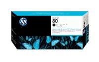 HP 80 Schwarz Druckkopf mit Reiniger