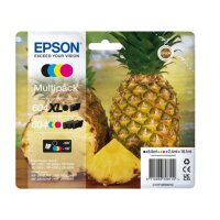 EPSON 604XL Multipack - 4er-Pack - XL (schwarz) + Standardkapazität - Schwarz, Cyan, Magenta, Gelb