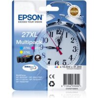EPSON 27XL Multipack 3er Pack XL Gelb, Cyan, Magenta Tintenpatrone