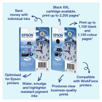 EPSON 27XXL XL Schwarz Tintenpatrone