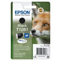 EPSON T1281 Größe M Schwarz Tintenpatrone