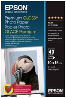 EPSON Premium Glossy Photo Paper Fotopapier 40 Blatt