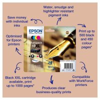 EPSON 16 Schwarz Tintenpatrone