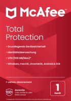 MCAFEE Total Protection 2018 DE (1D-1Y)