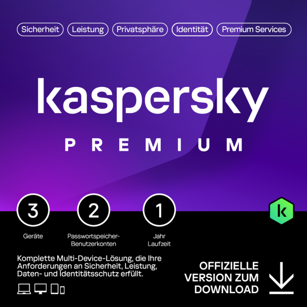 KASPERSKY ESD Premium 3 devices 2 Year