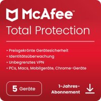 MCAFEE Total Protection 2018 DE (5D-1Y)