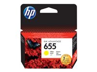 HP 655 Dye Based Yellow Tintenpatrone