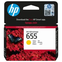 HP 655 Dye Based Yellow Tintenpatrone