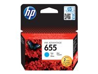 HP 655 Dye Based Cyan Ink Advantage Tintenpatrone