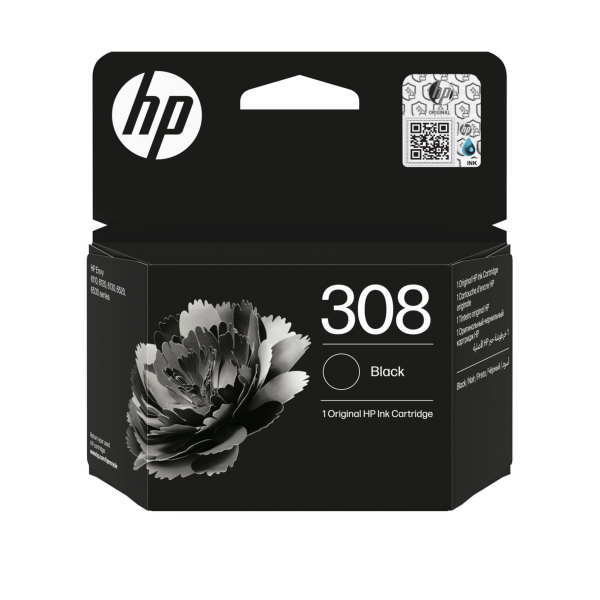 HP 308      Schwarz             Tintenpatrone