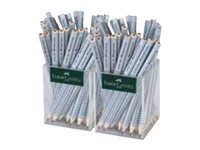 FABER CASTELL Bleistift Jumbo Grip Silber, im Köcher...