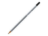 FABER CASTELL Bleibstift Grip 2001 B mit Radierer (117201)