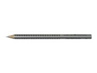 FABER CASTELL Farbstift Jumbo Soft-Grip Silber (110982)