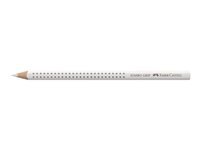 FABER CASTELL Farbstift Jumbo Soft-Grip weiß (110901)