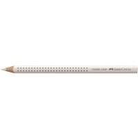 FABER CASTELL Farbstift Jumbo Soft-Grip weiß (110901)
