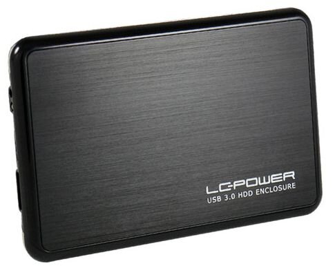 Lc-Power Extern LC-25BUB3 schwarz alu