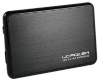 Lc-Power Extern LC-25BUB3 schwarz alu