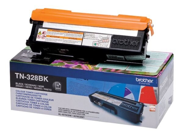 BROTHER TN328BK Schwarz Tonerpatrone  ( TN328BK )