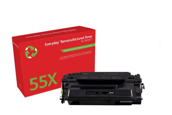 XEROX HP LaserJet P3015 Schwarz Tonerpatrone kompatibel zu HP 55X ( 106R01622 )